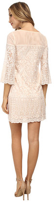 Laundry by Shelli Segal Windsor Embroidered Mesh A-Line