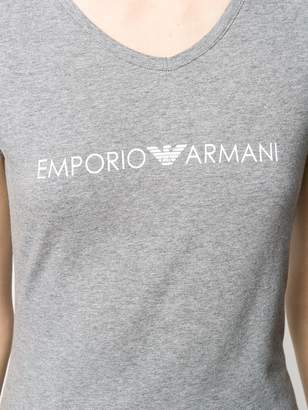 Emporio Armani fitted logo T-shirt
