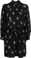 Thumbnail for your product : Zadig & Voltaire Rivali floral-print silk dress