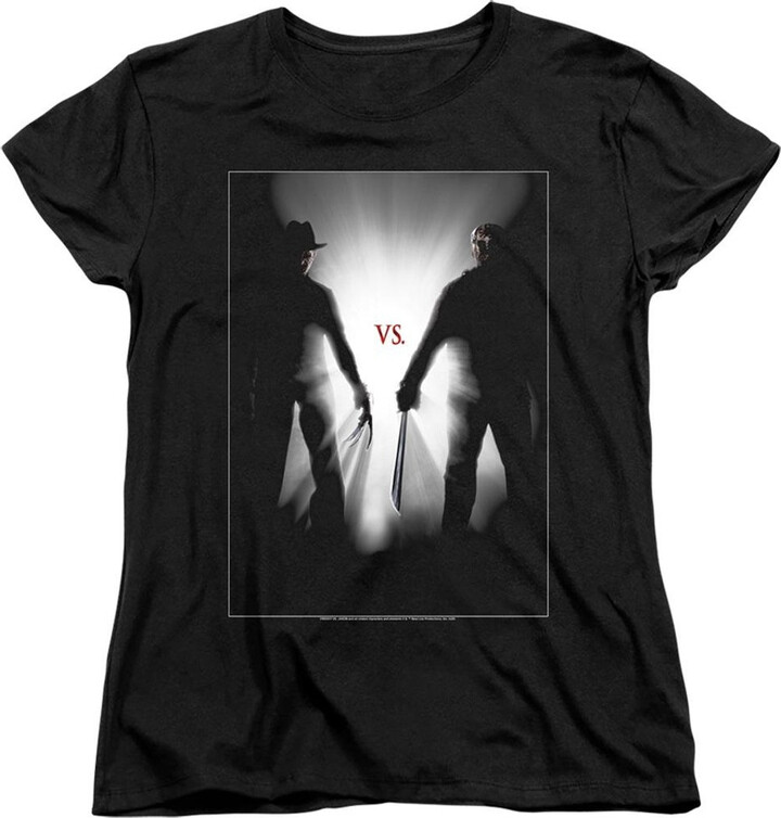 Gildan Freddy Vs Jason Silhouettes Short Sleeve Women´s Tee / T-Shirt