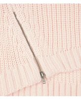 Thumbnail for your product : New Look Teens Shell Pink Ribbed Double Zip Front Jumper