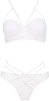 Thumbnail for your product : boohoo Paris Harness Strappy Underwired Bikini