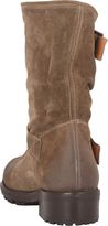 Thumbnail for your product : Barneys New York Double-Buckle Moto Boots-Nude