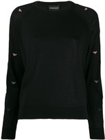 Thumbnail for your product : Emporio Armani Logo Patterned Jumper