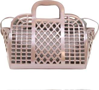 Pre-owned Louis Vuitton 2012 Jelly Basket Mm Bag In Pink