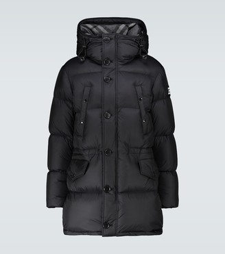 longline hooded jacket men's