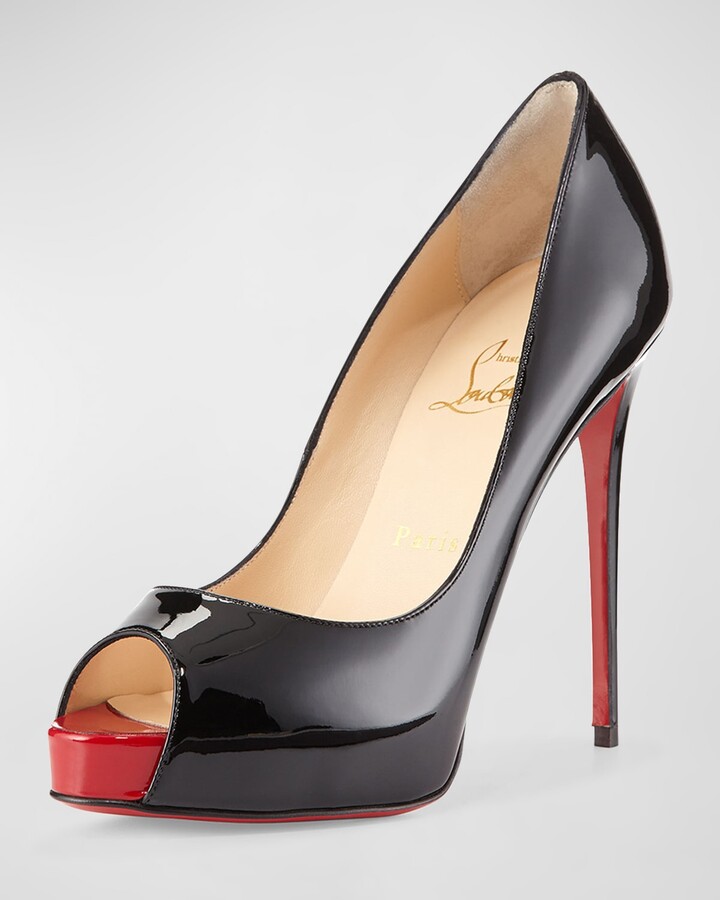 black pumps red bottom sole