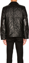Thumbnail for your product : Junya Watanabe Synthetic Leather Quilting Jacket