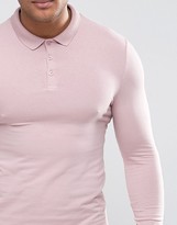Thumbnail for your product : ASOS Extreme Muscle Polo In Pink