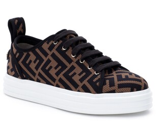 Ff logo knit sneaker Clearance