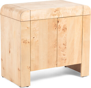 TJMAXX 32X18X30 Burled Wood Cabinet