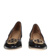 Thumbnail for your product : Tory Burch Ballerina Minnie Cap-toe Ballet Flat In Black Leather