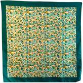 Green Silk Silk Handkerchief 