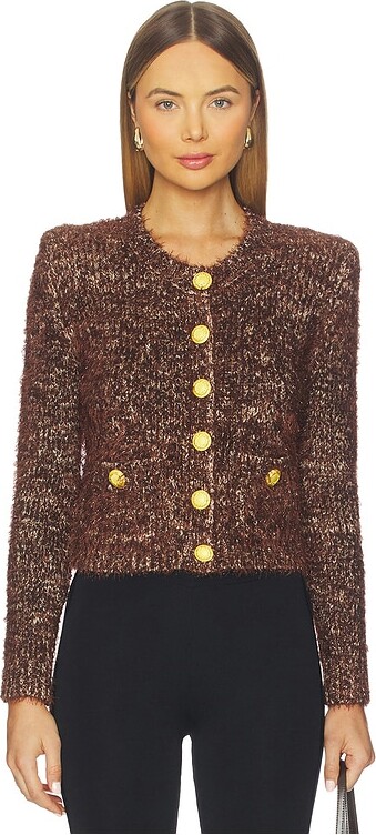 L'Agence Una Knit Cardigan