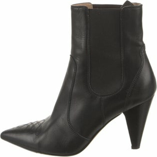 gianvito rossi leather chelsea boots