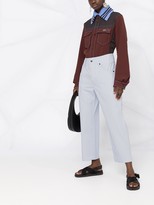 Thumbnail for your product : Sofie D'hoore Cropped Straight-Leg Trousers