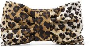 RED Valentino Leopard-Print Shell Clutch