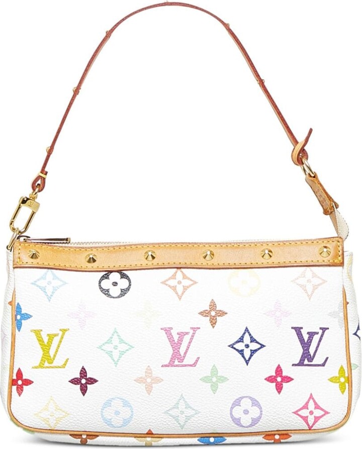 Louis Vuitton Monogram Graffiti Pochette Accessoires Shoulder Bag in Brown  - ShopStyle