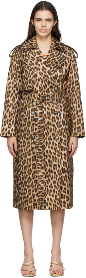 leopard print mac coat