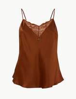 Thumbnail for your product : Rosie For AutographMarks and Spencer Silk & Lace Trim Camisole