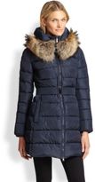 Thumbnail for your product : Add Down 668 Add Down Fur-Collar Puffer Coat