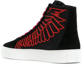Thumbnail for your product : Marcelo Burlon County of Milan high-top lace-up sneakers