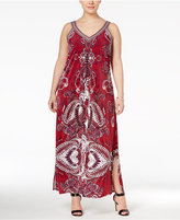 Thumbnail for your product : INC International Concepts Plus Size Printed Maxi Dress, Only at Macy's