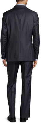 Saks Fifth Avenue Made In Italy Slim Fit Textured Wool Suit