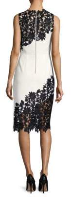 Alice + Olivia Margy Lace-Trimmed Dress