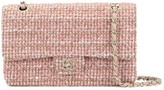 Thumbnail for your product : Chanel Pre Owned 2003-2004 tweed Double Flap Chain shoulder bag