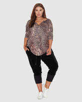 Thumbnail for your product : Leopard Print Henley Tee