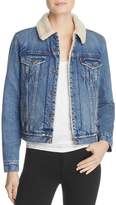 Thumbnail for your product : Levi's Original Trucker Denim Sherpa-Lined Jacket