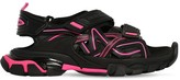 Thumbnail for your product : Balenciaga 30mm Track Faux Leather & Nylon Sandals