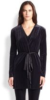 Thumbnail for your product : Josie Natori Velvet Short Robe