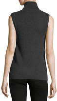 Thumbnail for your product : Neiman Marcus Sleeveless Cashmere Turtleneck