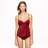 Thumbnail for your product : J.Crew D-cup dot underwire swing top