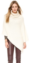 Thumbnail for your product : Nili Lotan Seed Stitch Cape with Cable Knit Detail