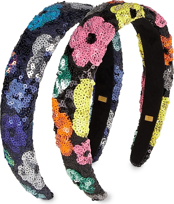 Bari Lynn Girl's Flower Headbands 2-Piece Set
