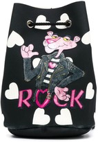 Thumbnail for your product : MonnaLisa Pink Panther drawstring backpack