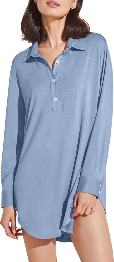 Eberjey Gisele Long Sleeve Sleep Shirt