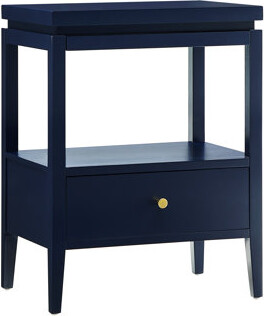Latitude Run Olana Vintage Green 1-Drawer Nightstand