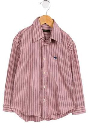 Etro Boys' Striped Button-Up Shirt