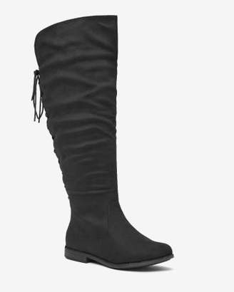 Addition Elle Nathalie Over the Knee Lace-Up Boot