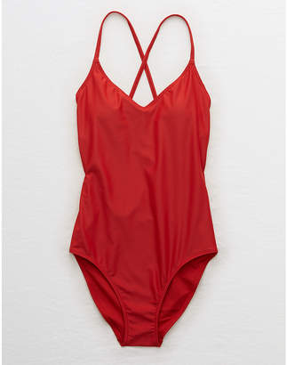 aerie Tie Back One Piece Swimsuit