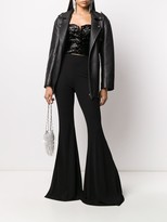 Thumbnail for your product : Balmain High-Waisted Flared Trousers