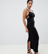 Thumbnail for your product : ASOS DESIGN Petite cage back maxi dress
