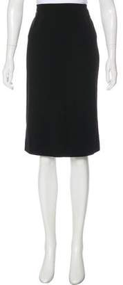 Celine Knee-Length Wool Skirt