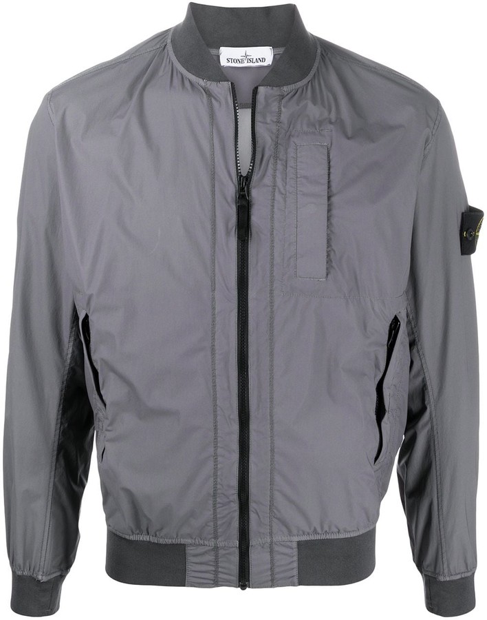Stone Island Micro Reps bomber jacket - ShopStyle Outerwear