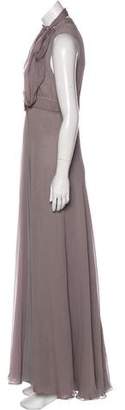 J. Mendel Embellished Sleeveless Gown