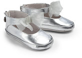 Thumbnail for your product : Stuart Weitzman Infant's Metallic Bow Ballet Flats